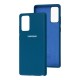 Чохол Samsung Galaxy Note 20 (N980) Silicone Full синій / cosmos blue