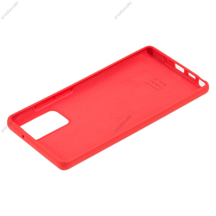Чохол Samsung Galaxy Note 20 (N980) Silicone Full червоний