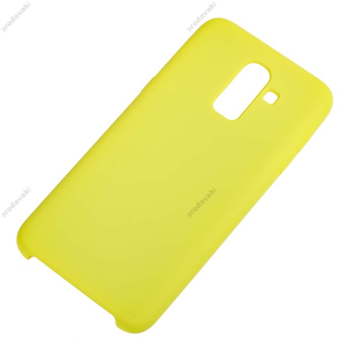 Чохол Samsung Galaxy J8 (J810) Silicone жовтий