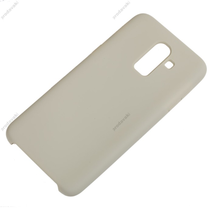 Чохол Samsung Galaxy J8 (J810) Silicone світло сірий