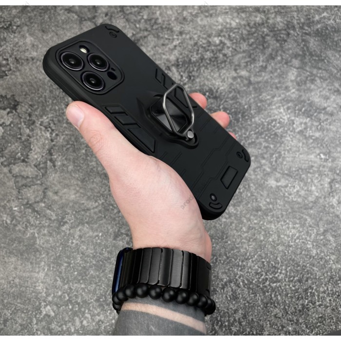 Чохол для Samsung Galaxy A34 (A346) 5G Military Armor Ring black