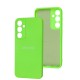Чохол для Samsung Galaxy S23 FE (S711) Silicone Full camera neon green