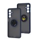 Чохол для Samsung Galaxy M54 (M546) LikGus Edging Ring синій
