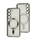 Чохол для Samsung Galaxy S23 (S911) WAVE Metal Color MagSafe silver