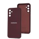 Чохол Samsung Galaxy A14 Full camera бордовий / marsala