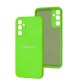 Чохол Samsung Galaxy A24 (A245) Silicone Full camera neon green