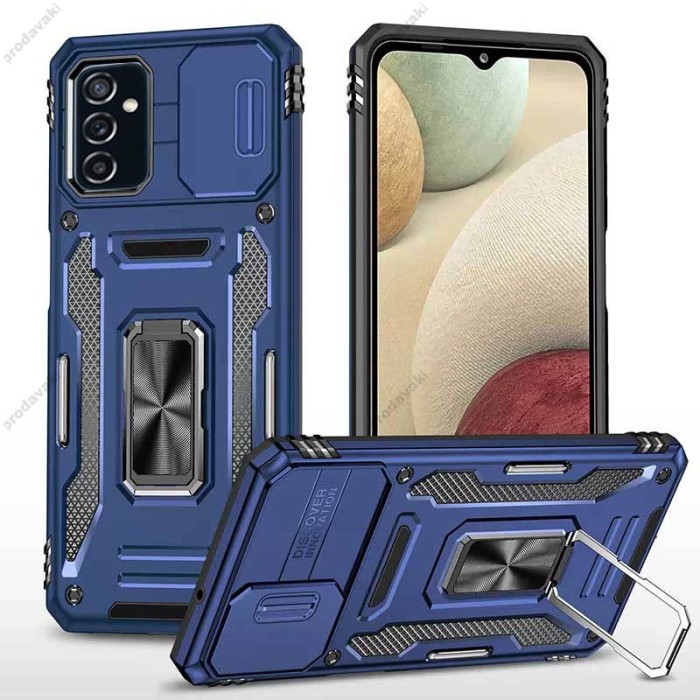 Чохол для Samsung Galaxy A14 Camshield Army Ring navy
