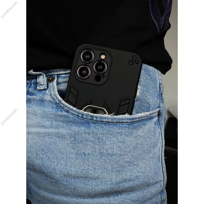Чохол для Samsung Galaxy A54 (A546) 5G Military Armor Ring black