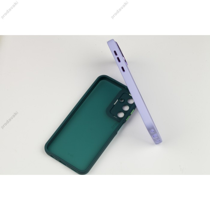 Чохол для Samsung Galaxy A05S (A057) Luxury Metal Lens бузковий
