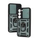 Чохол для Samsung Galaxy S23 (S911) Serge Ring Armor ударостійкий зелений