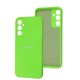 Чохол для Samsung Galaxy A34 (A346) Silicone Full camera neon green