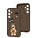Чохол для Samsung Galaxy S24 Pretty Things brown / bear