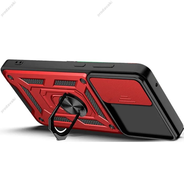 Чохол для Samsung Galaxy A54 (A546) Serge Ring Armor ударостійкий червоний