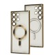 Чохол для Samsung Galaxy S23 Ultra (S918) WAVE Metal Color MagSafe gold