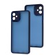 Чохол для Samsung Galaxy A05 (A055) Luxury Metal Lens синій