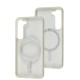 Чохол Samsung Galaxy S23 Berlia Color MagSafe white