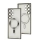 Чохол для Samsung Galaxy S23 Ultra (S918) WAVE Metal Color MagSafe silver