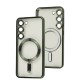 Чохол для Samsung Galaxy S23 (S911) WAVE Metal Color MagSafe green