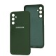 Чохол Samsung Galaxy A24 (A245) Full camera dark green