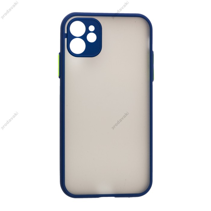 Чохол для iPhone 11 LikGus Totu camera protect синій