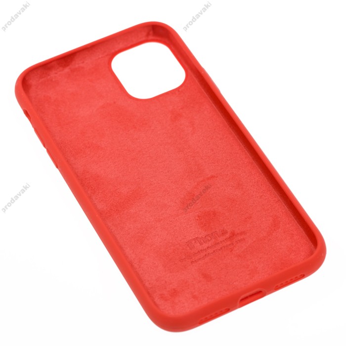 Чохол для iPhone 11 Silicone Full червоний