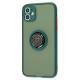 Чохол для iPhone 11 LikGus Edging Ring оливковий