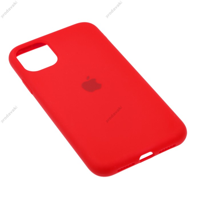 Чохол для iPhone 11 Silicone Full червоний