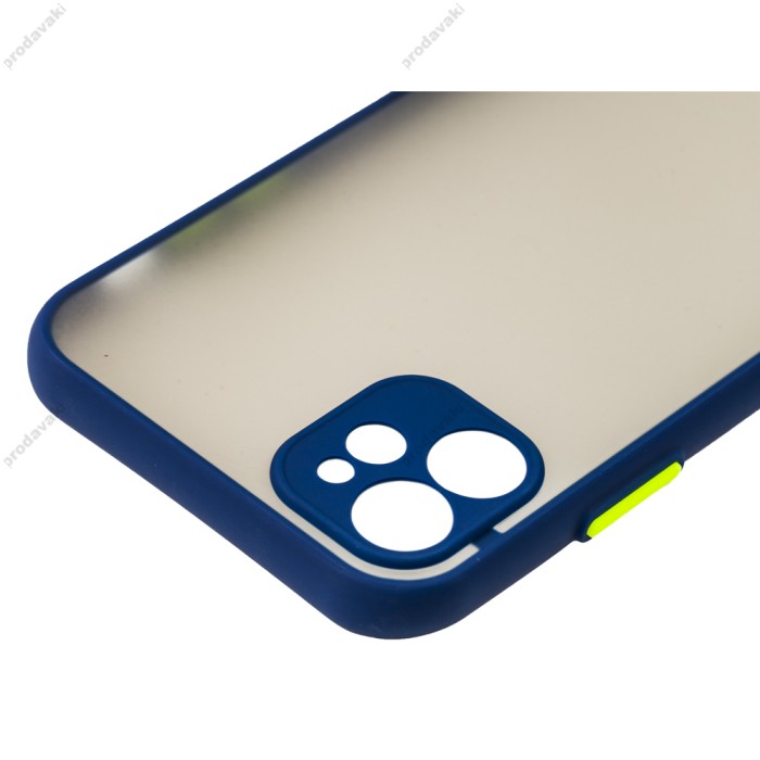 Чохол для iPhone 11 LikGus Totu camera protect синій