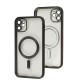 Чохол для iPhone 11 Titanium Fibra Chrome MagSafe black