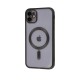 Чохол для iPhone 11 Titanium Fibra Chrome MagSafe black