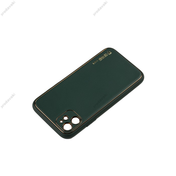 Чохол для iPhone 11 Leather Xshield army green