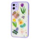 Чохол для iPhone 11 Picture shadow matte метелик