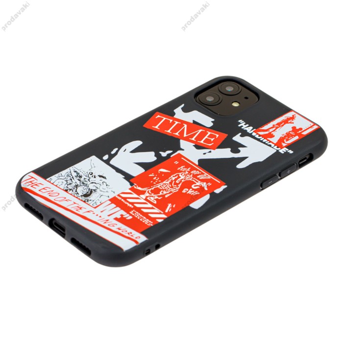 Чохол для iPhone 11 Smoothy print off-white time