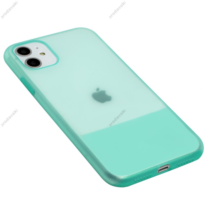 Чохол для iPhone 11 Shadow Slim aquamarine