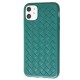 Чохол для iPhone 11 Weaving case Зелений