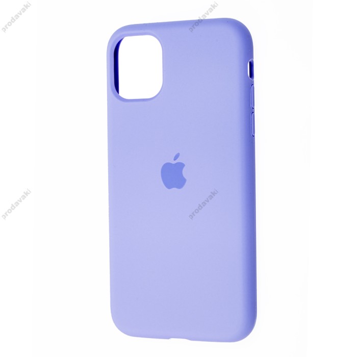 Чохол для iPhone 11 Silicone Full бузковий / dasheen