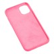 Чохол для iPhone 11 Silicone Full розовий / bright pink