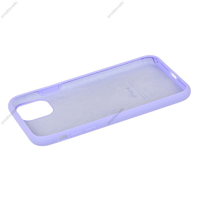 Чохол для iPhone 11 Silicone Full бузковий / dasheen