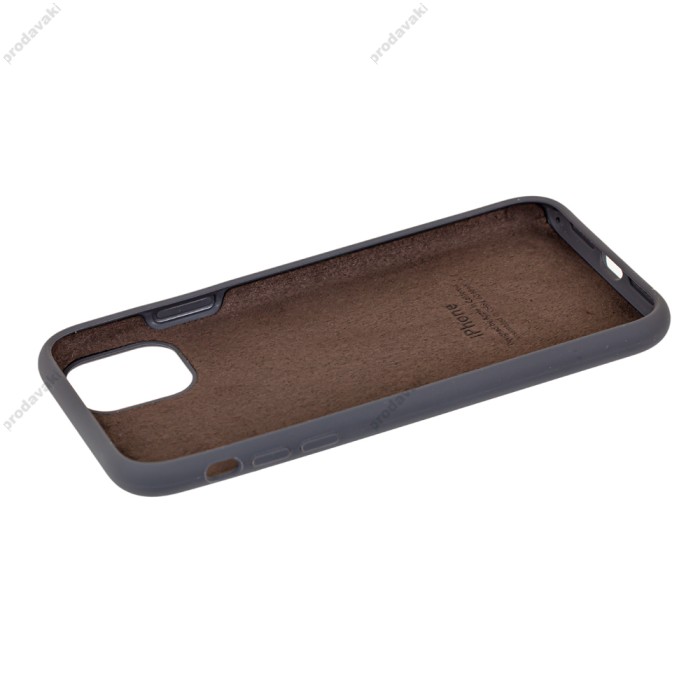 Чохол для iPhone 11 Silicone Full сірий / dark grey