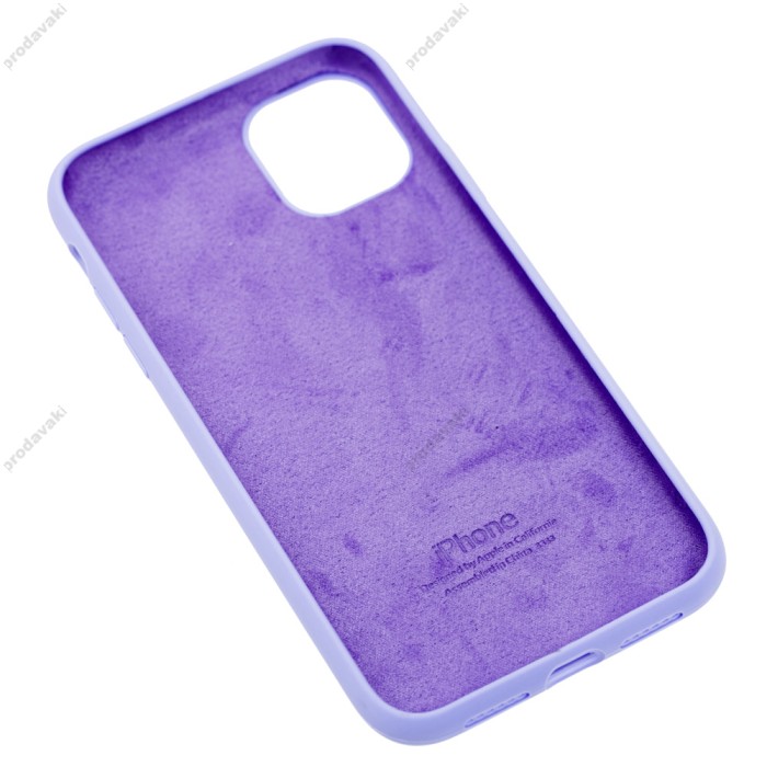 Чохол для iPhone 11 Silicone Full бузковий / dasheen