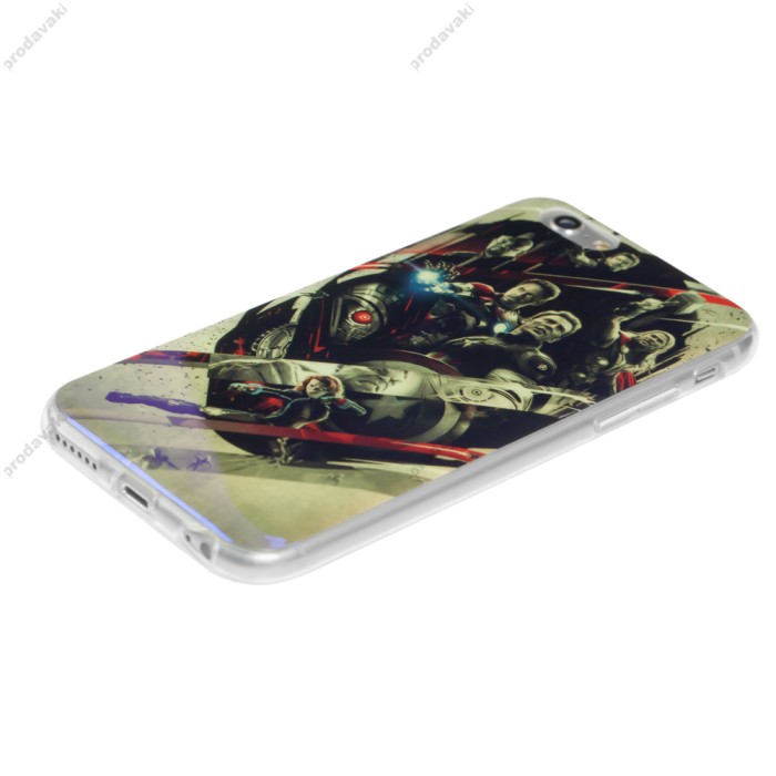 Чохол для iPhone 11 Carbon Gradient Hologram чорний