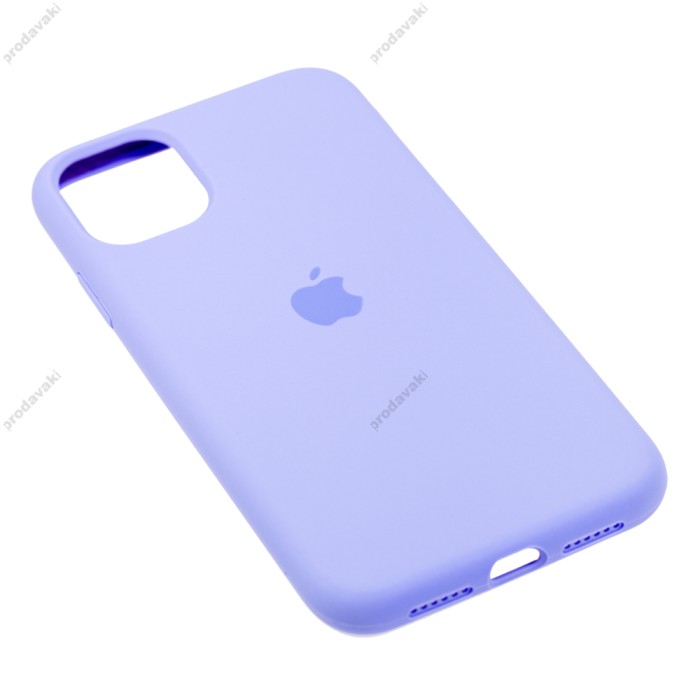 Чохол для iPhone 11 Silicone Full бузковий / dasheen