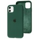 Чохол для iPhone 11 Silicone Full forest green
