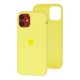 Чохол для iPhone 11 Silicone Full bright yellow