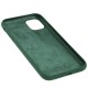 Чохол для iPhone 11 Silicone Full forest green