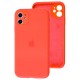 Чохол для iPhone 11 Silicone Slim Full camera peach