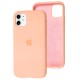 Чохол для iPhone 11 Silicone Full оранжевий / grapefruit
