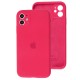 Чохол для iPhone 11 Silicone Full camera вишневий
