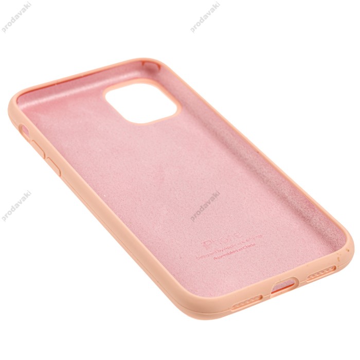 Чохол для iPhone 11 Silicone Full оранжевий / grapefruit