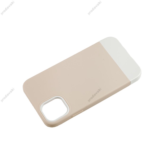 Чохол для iPhone 11 Bichromatic grey-beige / white